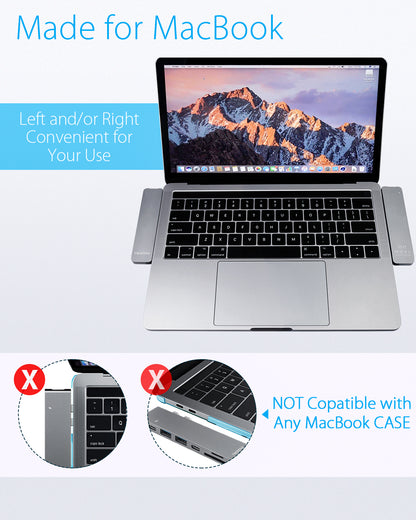Twopan 7-in-2 USB-C Hub for MacBook Pro & Air 4K HDMI PD Charging, USB 3.0, SD/TF Card Reader