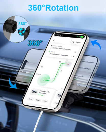 Twopan Magnetic Wireless Car Charger with Magsafe