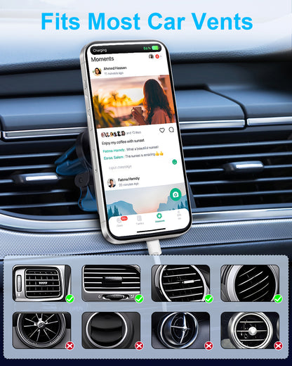 Twopan Magnetic Wireless Car Charger with Magsafe