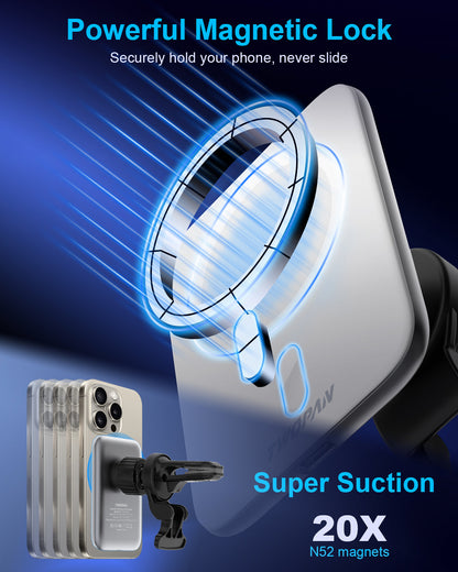 Twopan Magnetic Wireless Car Charger with Magsafe