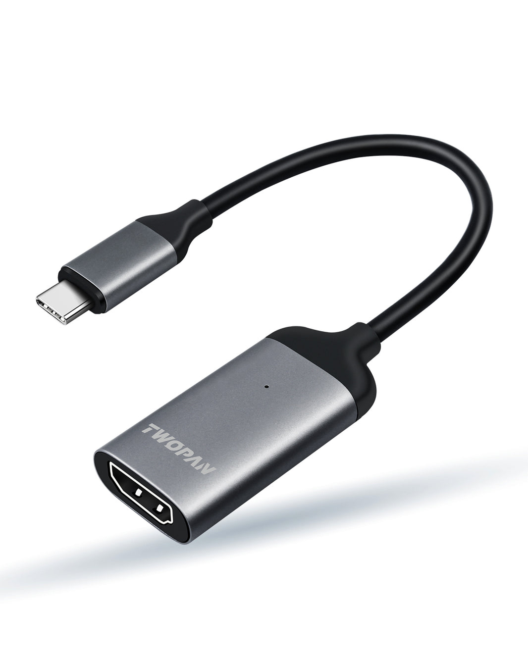 Twopan USB-C to HDMI Adapter 4K 60Hz – High-Resolution USB Type-C to HDMI Cable for MacBook Pro/Air, iMac, iPad Pro, XPS, Yoga, EliteBook, Chromebook, Galaxy & More